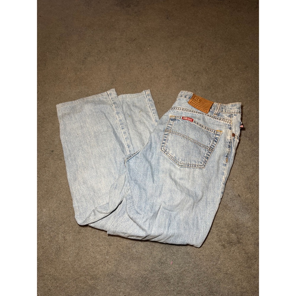 Vintage Polo Jeans Co Ralph Lauren Saturday Jeans Light Wash Denim 10X29